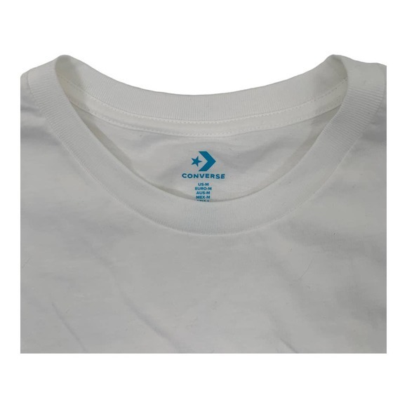 Converse Chuck Taylor White‎ Basketball T-shirt Sz M - Picture 4 of 5